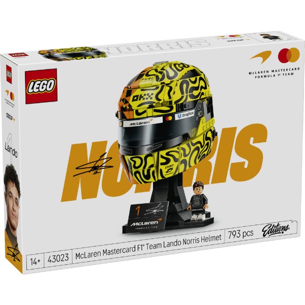 Фото - Конструктор LEGO Editions Formula 1 Шлем Ландо Норриса из команды McLaren Mastercard F1® Team (43023)