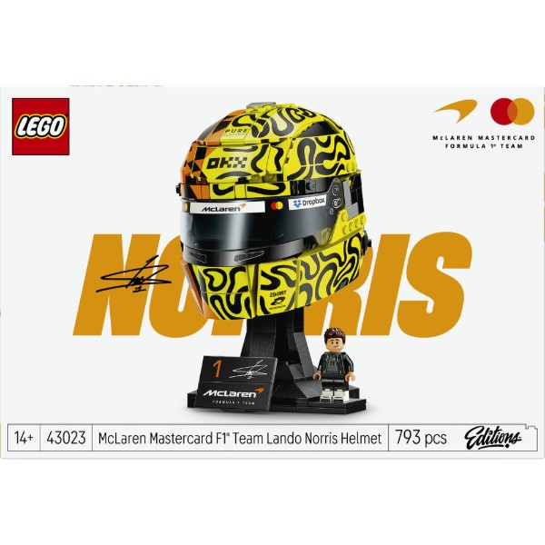 Фото - Конструктор LEGO Editions Formula 1 Шлем Ландо Норриса из команды McLaren Mastercard F1® Team (43023)
