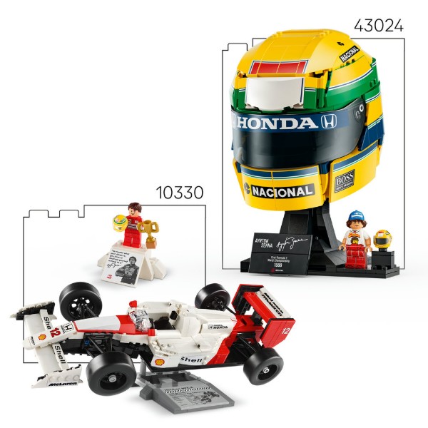 Фото - Конструктор LEGO Editions Formula 1 Шолом Айртона Сенни (43024)