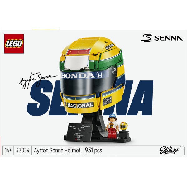 Фото - Конструктор LEGO Editions Formula 1 Шолом Айртона Сенни (43024)