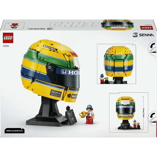 Фото - Конструктор LEGO Editions Formula 1 Шолом Айртона Сенни (43024)