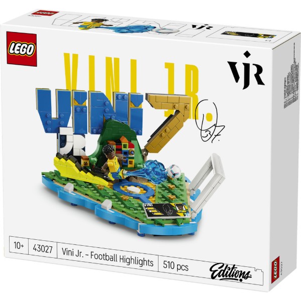 Фото - Конструктор LEGO Editions Football Винисиус Жуниор — лучшие моменты футбольных матчей (43027)