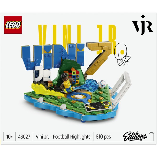 Фото - Конструктор LEGO Editions Football Винисиус Жуниор — лучшие моменты футбольных матчей (43027)