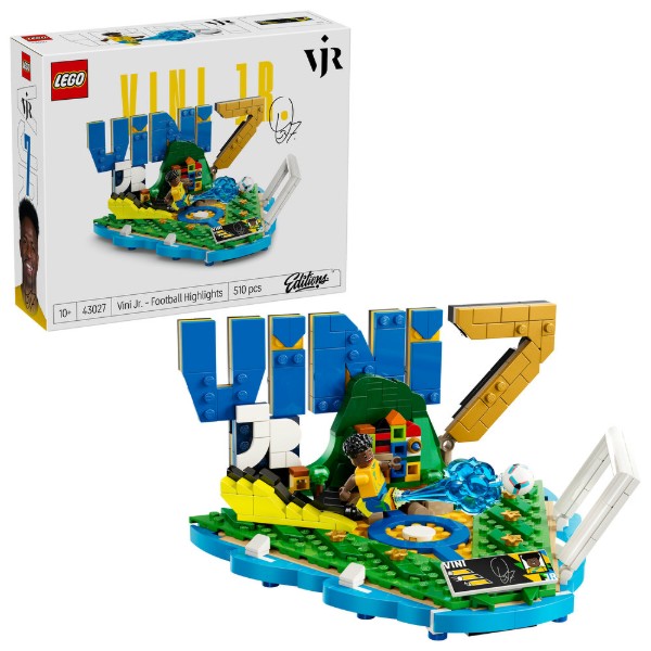 Фото - Конструктор LEGO Editions Football Винисиус Жуниор — лучшие моменты футбольных матчей (43027)