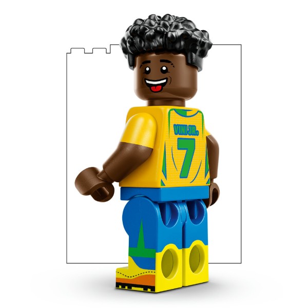 Фото - Конструктор LEGO Editions Football Винисиус Жуниор — лучшие моменты футбольных матчей (43027)