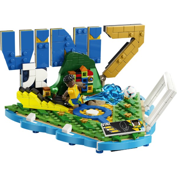 Фото - Конструктор LEGO Editions Football Винисиус Жуниор — лучшие моменты футбольных матчей (43027)