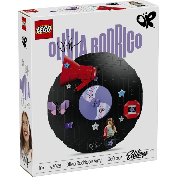Фото - Конструктор LEGO Editions Music Вініл Олівії Родріґо (43028)