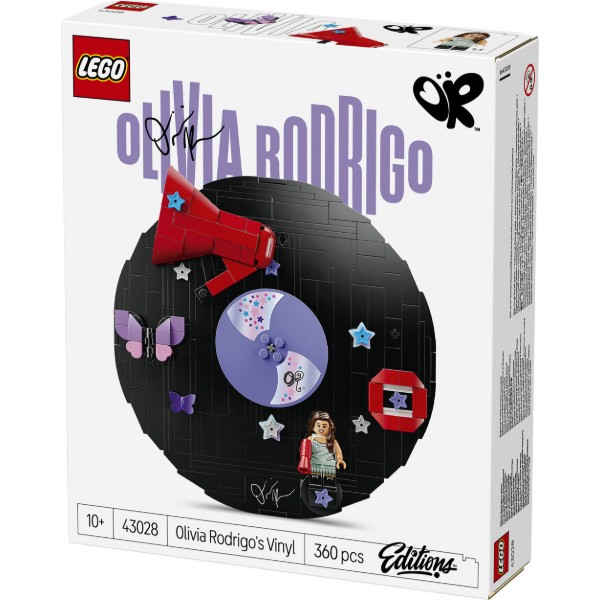 Фото - Конструктор LEGO Editions Music Вініл Олівії Родріґо (43028)