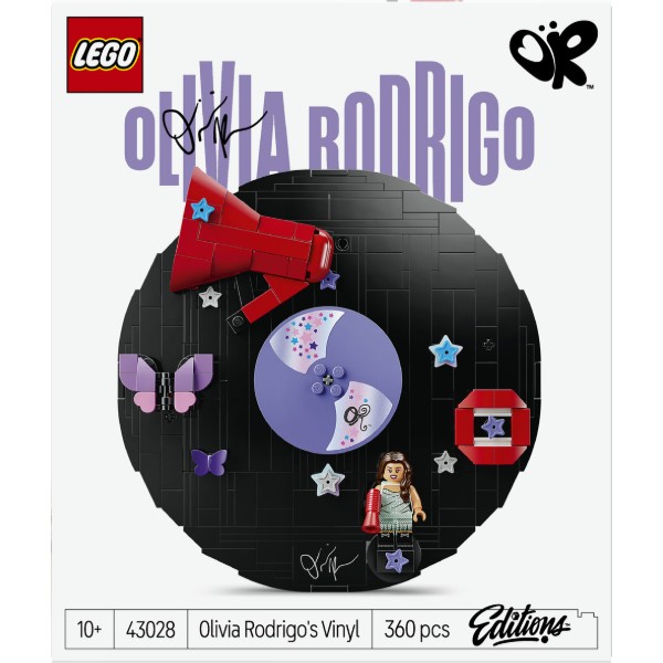 Фото - Конструктор LEGO Editions Music Вініл Олівії Родріґо (43028)