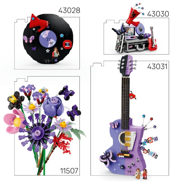 Фото - Конструктор LEGO Editions Music Подвійна гітара Олівії Родріґо (43031)