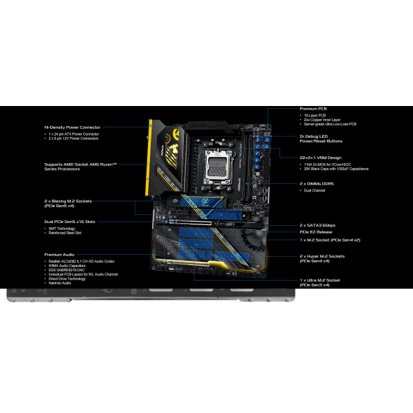 Фото - Материнська плата ASRock X870E TAICHI OCF