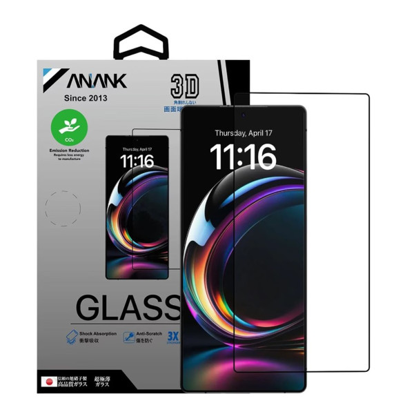 Фото - Защитное стекло для смартфона Anank 3D HD 3X Reinforced Glass for Samsung Galaxy S25 Ultra (6975593906012)