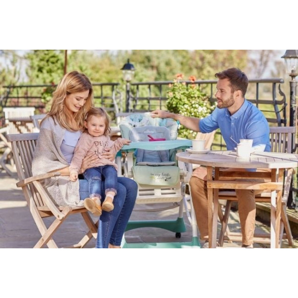 Фото - Стільчик для годування трансформер Baby Design Pepe New 04 Green