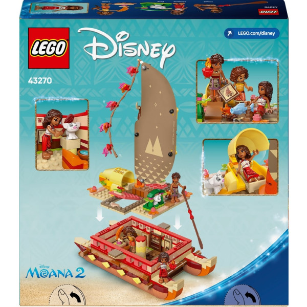 Фото - Конструктор LEGO │Disney Princess Пригодницьке каное Ваяни (43270)