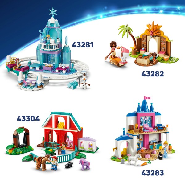 Фото - Конструктор LEGO  Disney Princess Сільський будинок і човен (43282)