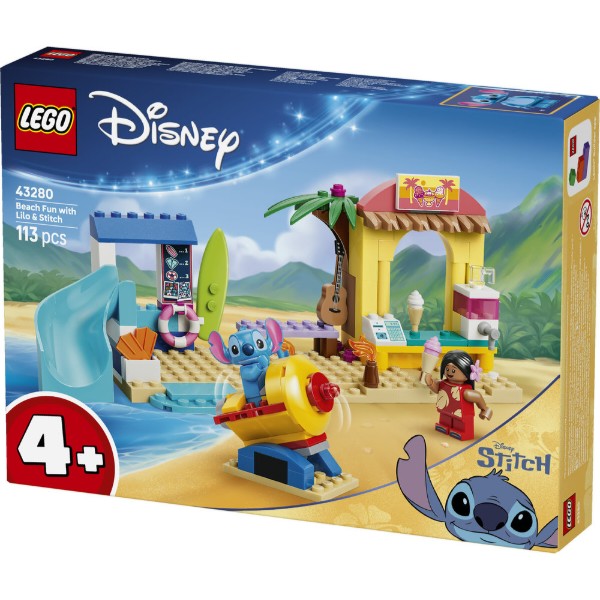 Фото - Конструктор LEGO  Disney Classic Веселощі на пляжі з Ліло і Стічем (43280)
