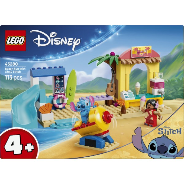 Фото - Конструктор LEGO  Disney Classic Веселощі на пляжі з Ліло і Стічем (43280)