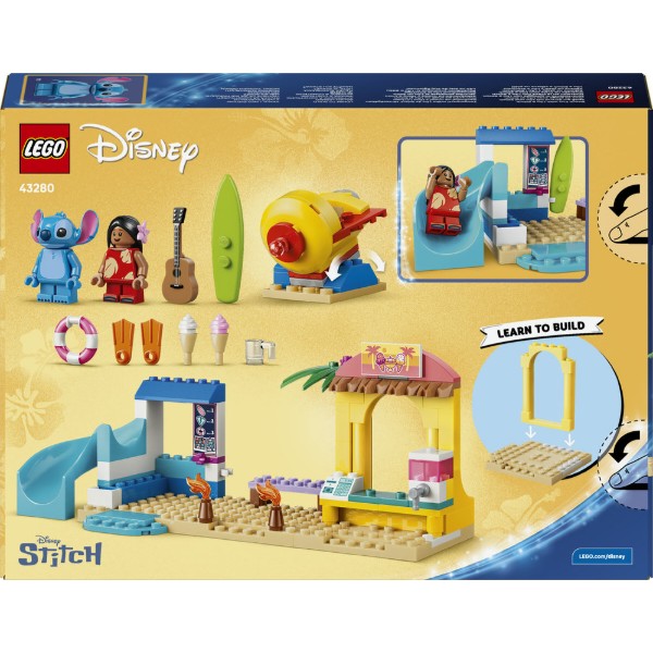 Фото - Конструктор LEGO  Disney Classic Веселощі на пляжі з Ліло і Стічем (43280)