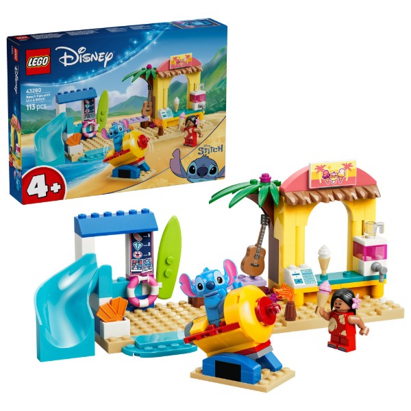 Фото - Конструктор LEGO  Disney Classic Веселощі на пляжі з Ліло і Стічем (43280)