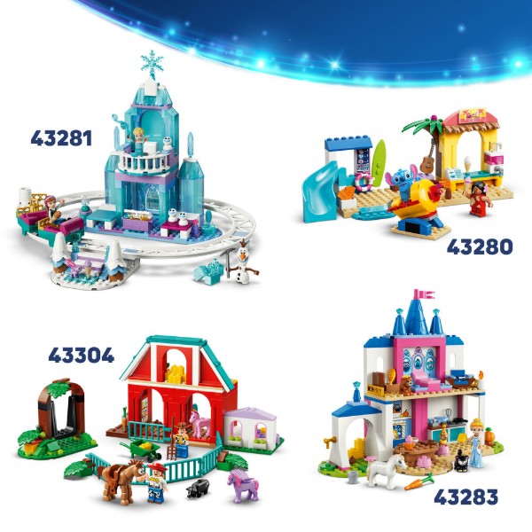 Фото - Конструктор LEGO  Disney Princess Сільський будинок і човен (43282)