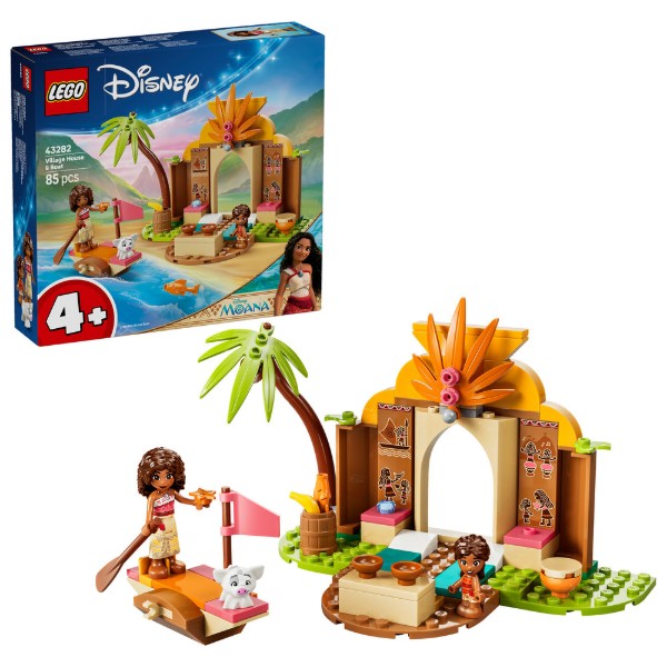 Фото - Конструктор LEGO  Disney Princess Сільський будинок і човен (43282)