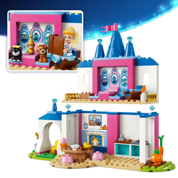 Фото - Конструктор LEGO  Disney Princess Замок Попелюшки та її друзів-тварин (43283)