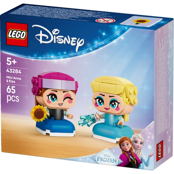 Фото - Конструктор LEGO  Disney Princess Мініпринцеси Анна та Ельза (43284)