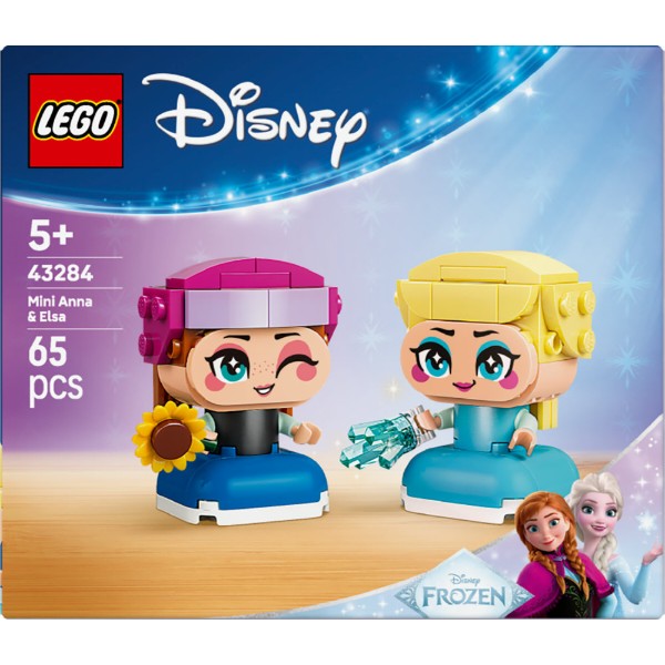 Фото - Конструктор LEGO  Disney Princess Мініпринцеси Анна та Ельза (43284)