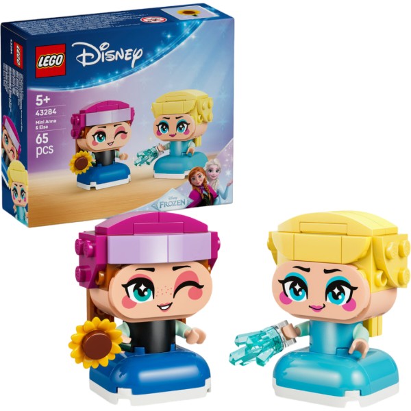 Фото - Конструктор LEGO  Disney Princess Мініпринцеси Анна та Ельза (43284)