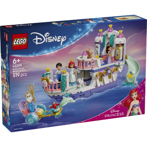 Фото - Конструктор LEGO  Disney Princess Королівський весільний човен Аріель (43299)