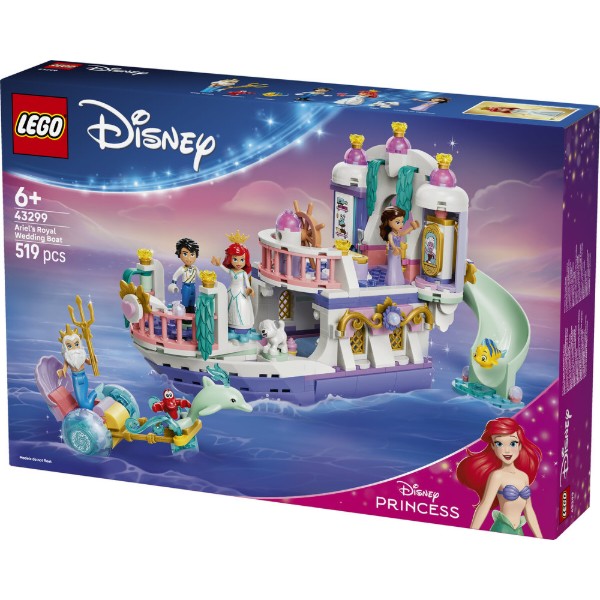 Фото - Конструктор LEGO  Disney Princess Королівський весільний човен Аріель (43299)