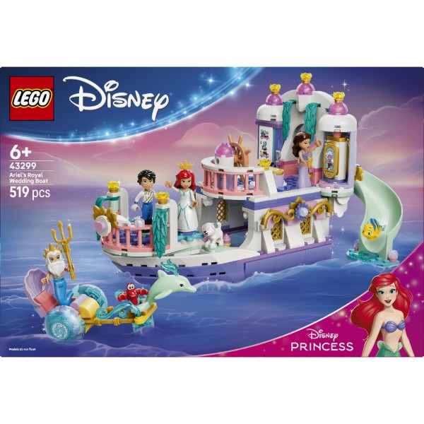 Фото - Конструктор LEGO  Disney Princess Королівський весільний човен Аріель (43299)