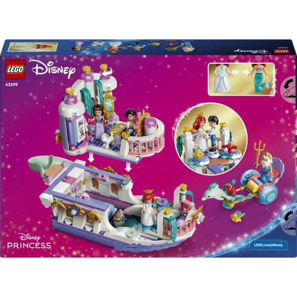 Фото - Конструктор LEGO  Disney Princess Королівський весільний човен Аріель (43299)
