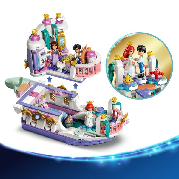 Фото - Конструктор LEGO  Disney Princess Королівський весільний човен Аріель (43299)