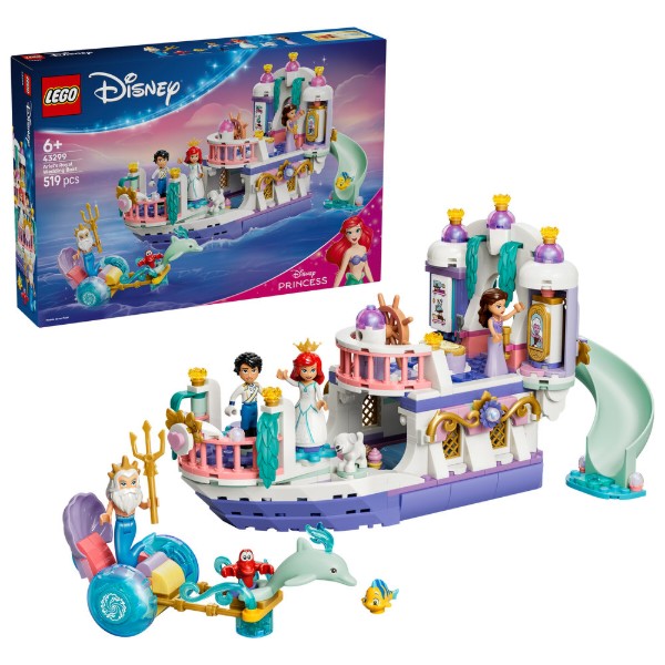 Фото - Конструктор LEGO  Disney Princess Королівський весільний човен Аріель (43299)