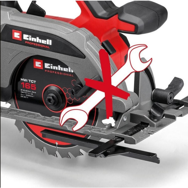Фото - Пила дискова Einhell TP-CS 18/165 Li BL-Solo (4331225)