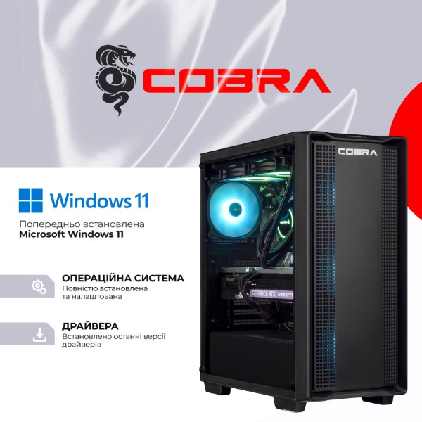 Фото - Системный блок Cobra Gaming Windows 11 Home (A97X.32.S1.57.21585W)