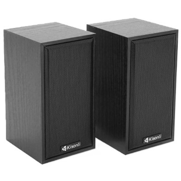 Фото - Компьютерная акустика обычная 2.0 Kisonli T-002A-Bl Black
