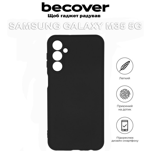 Фото - Чохол для смартфону BeCover for Samsung Galaxy M35 5G SM-M356 Black (711536)