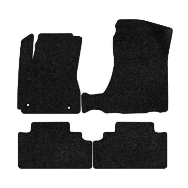 Фото - Килимки ворсові в салон авто EVAtech Standard для Hyundai Tucson (JM) AT 2004-2010 1 покоління SUV Korea чорний кант HY43594PC4TL2VEB