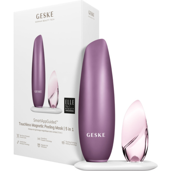 Фото - Безконтактна магнітна пілінг маска для обличчя GESKE Touchless Magnetic Peeling Mask 5 в 1 рожевий (GK000005PK01)