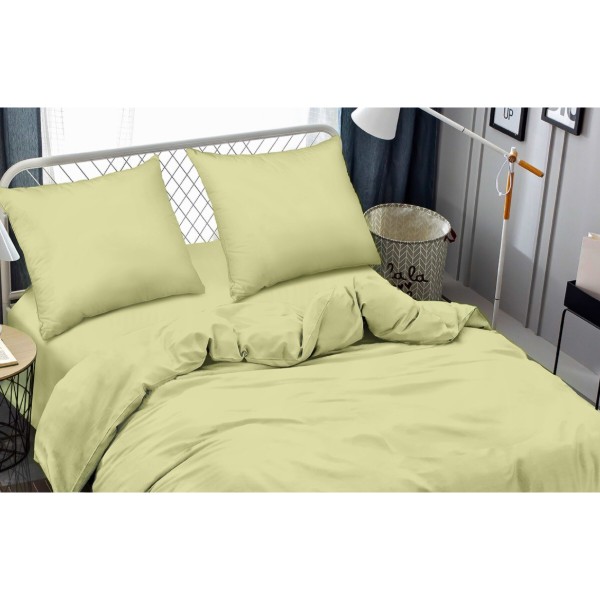 Фото - Комплект постільної білизни Zastelli 13-0317 Lily Green жатка 2х145х210 Салатовий (22242)