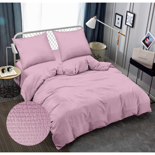 Фото - Комплект постільної білизни Zastelli 14-3204 Fragrant Lilac 145х210 Рожевий (22217)