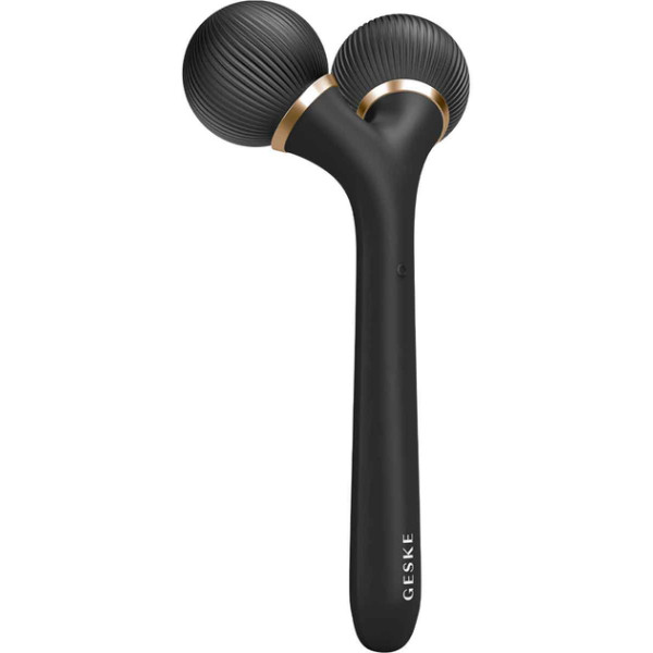 Фото - Електронний звуковий ролик для обличчя GESKE Sonic Facial Roller 4 в 1 сірий (GK000040GY01)