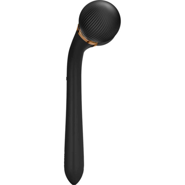 Фото - Електронний звуковий ролик для обличчя GESKE Sonic Facial Roller 4 в 1 сірий (GK000040GY01)