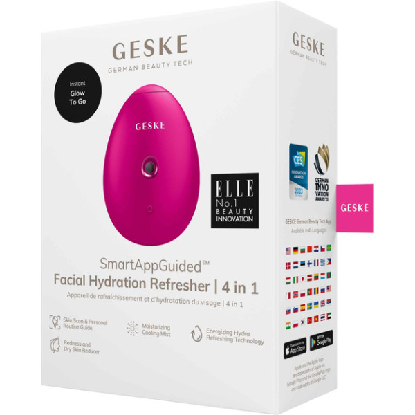 Фото - Электронный освежитель для кожи лица GESKE Facial Hydration Refresher 4 в 1 пурпурный (GK000057MG01)