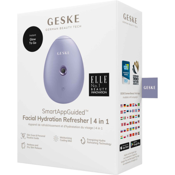 Фото - Электронный освежитель для кожи лица GESKE Facial Hydration Refresher 4 в 1 фиолетовый (GK000057PL01)