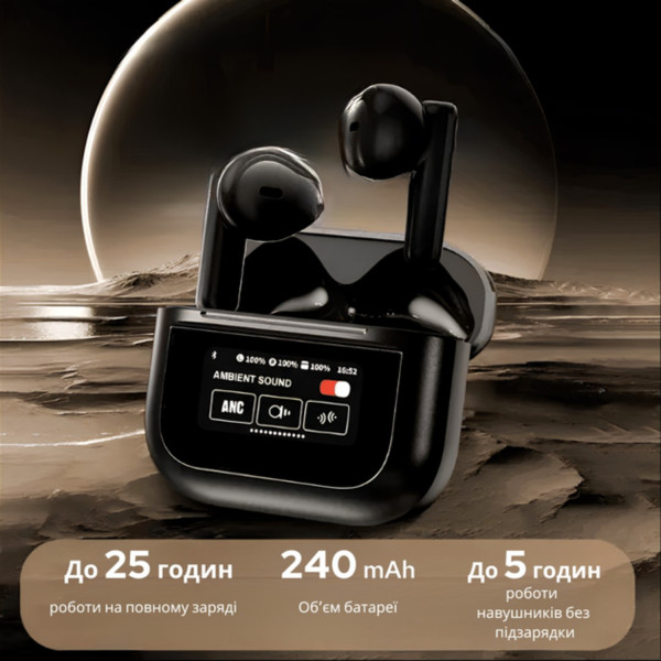 Фото - Навушники вкладиші бездротові TWS INSPIRE YX28 Black