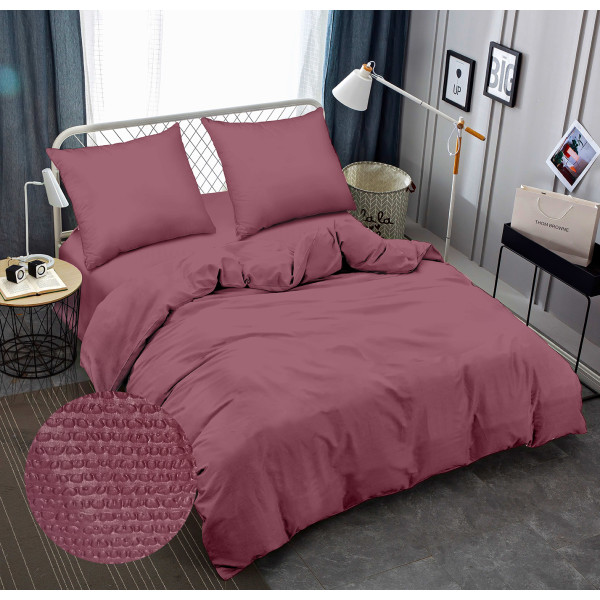 Фото - Комплект постільної білизни Zastelli 18-1418 Crushed Berry жатка 2х145х210 Ліловий (22247) Фото - Комплект постільної білизни Zastelli 18-1418 Crushed Berry жатка 2х145х210 Ліловий (22247)