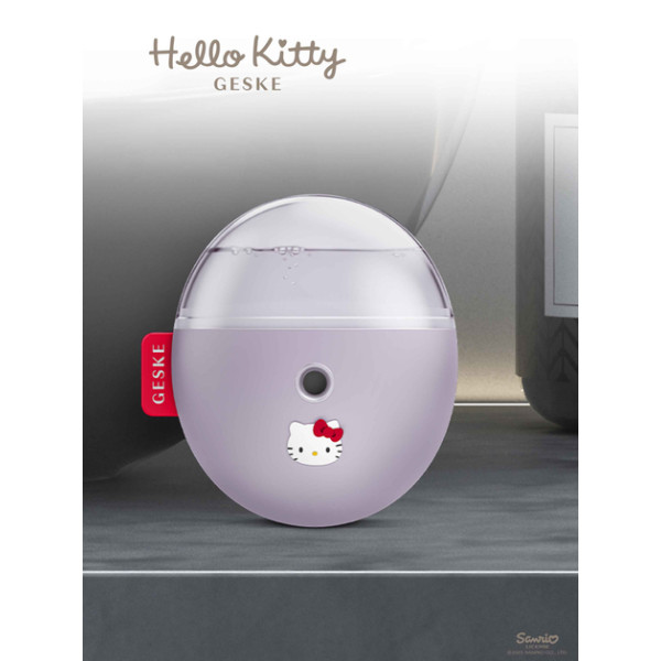 Фото - Електронний освіжувач для шкіри обличчя GESKE Facial Hydration Refresher 4 в 1 by Hello Kitty фіолетовий (HK000058PU01)